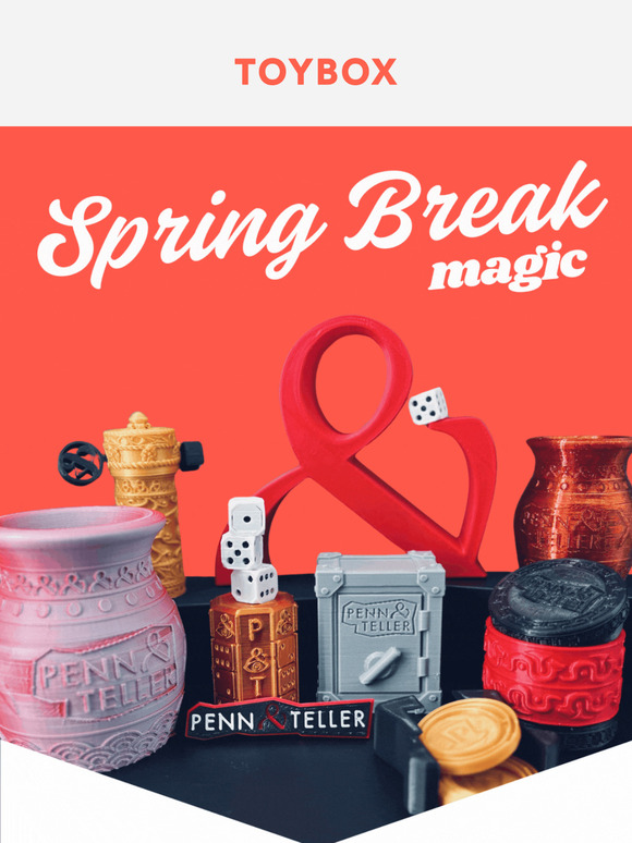 🎩 Magic for Spring Break: Penn & Teller Prints + Limited Time Offer inside!