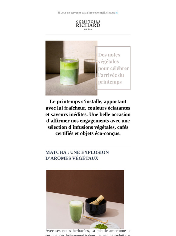 Des notes végétales pour célébrer l'arrivée du printemps ☕💚