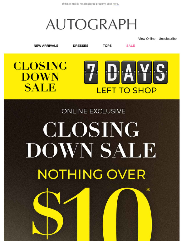 Ready, Set, SHOP! Nothing Over $10