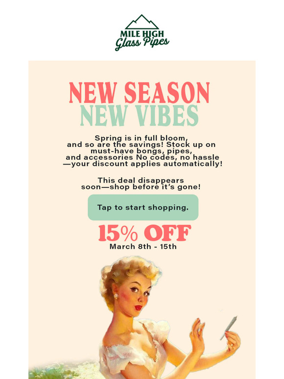 Spring into Savings! 15% OFF Sitewide Starts Now!