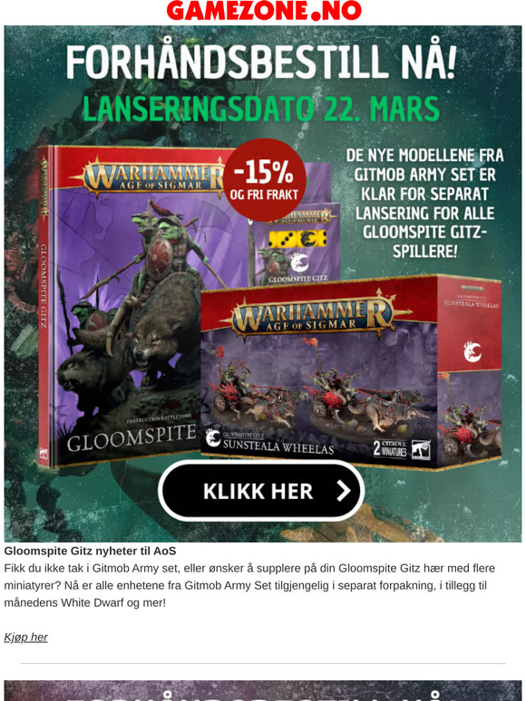 Warhammer Kundeklubb: Gloomspite Gitz