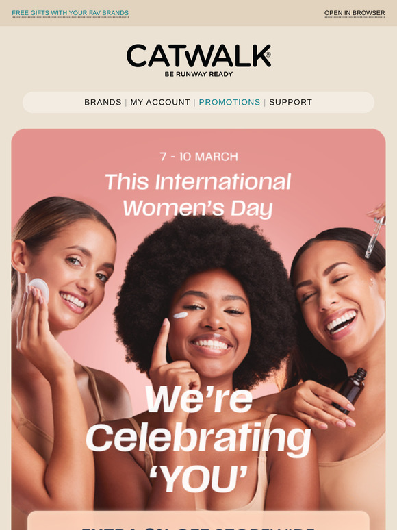 👸 —— Today we're celebrating YOU! Enjoy Extra 8% OFF Storewide.