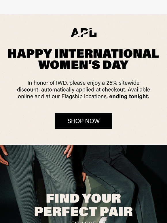ENDING TONIGHT - 25% Off Sitewide For International Women’s Day ⏳