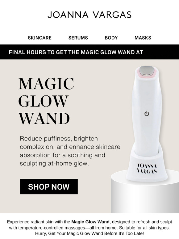Final Hours! Get 50% Off the Magic Glow Wand ✨