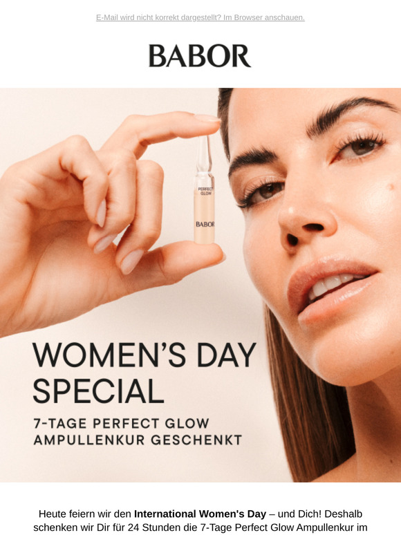 Streng limitiert: Dein Glow-Geschenk zum Women's Day