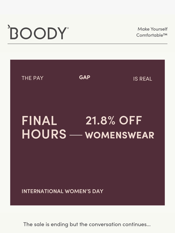 Last Chance For 21.8% Off