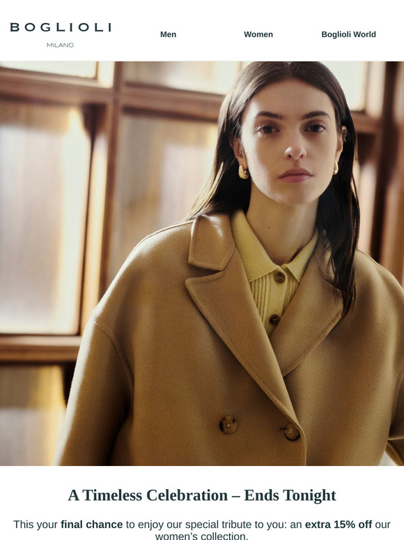 Celebrate International Women’s Day with Boglioli Elegance