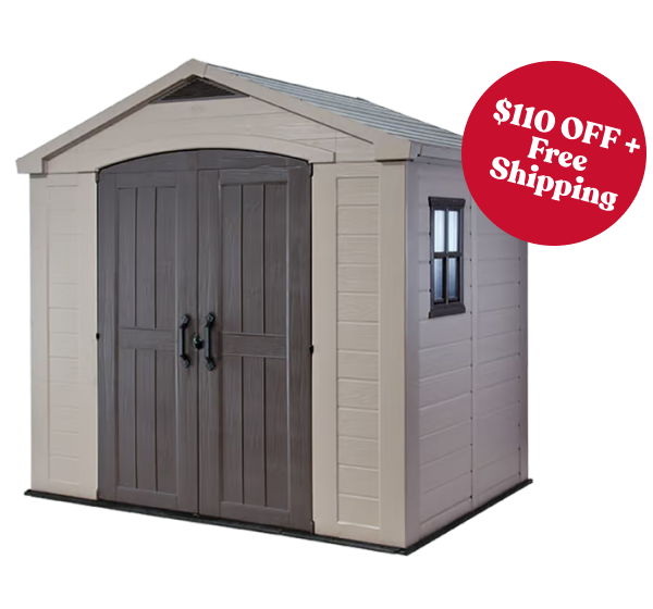 Factor 8x6 Storage Shed