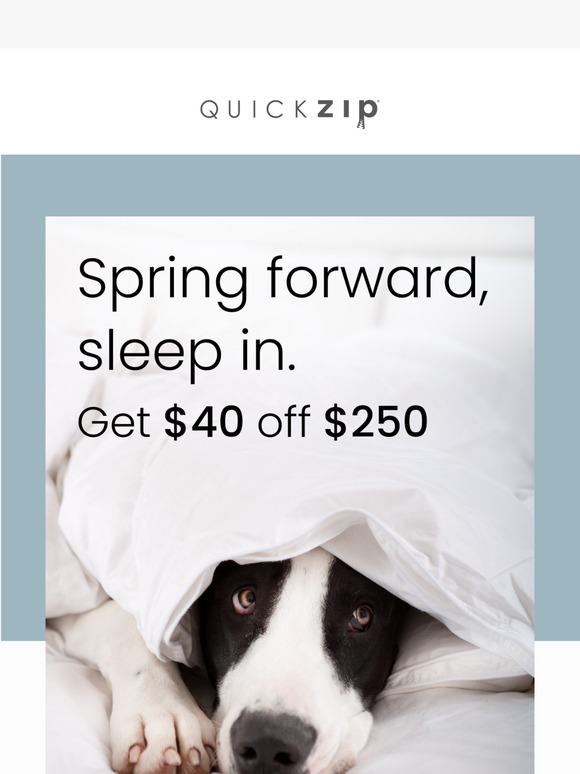 Spring forward, stay in bed 😴