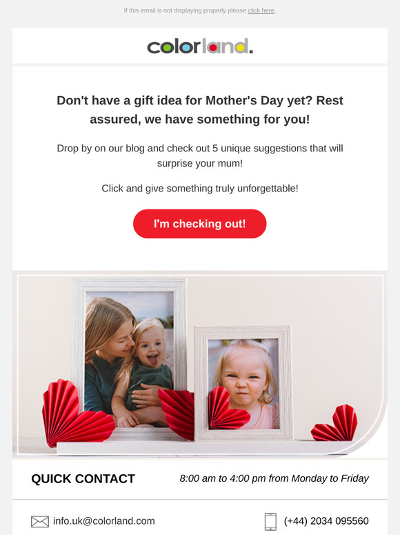 Don't have a gift idea for Mother's Day yet?