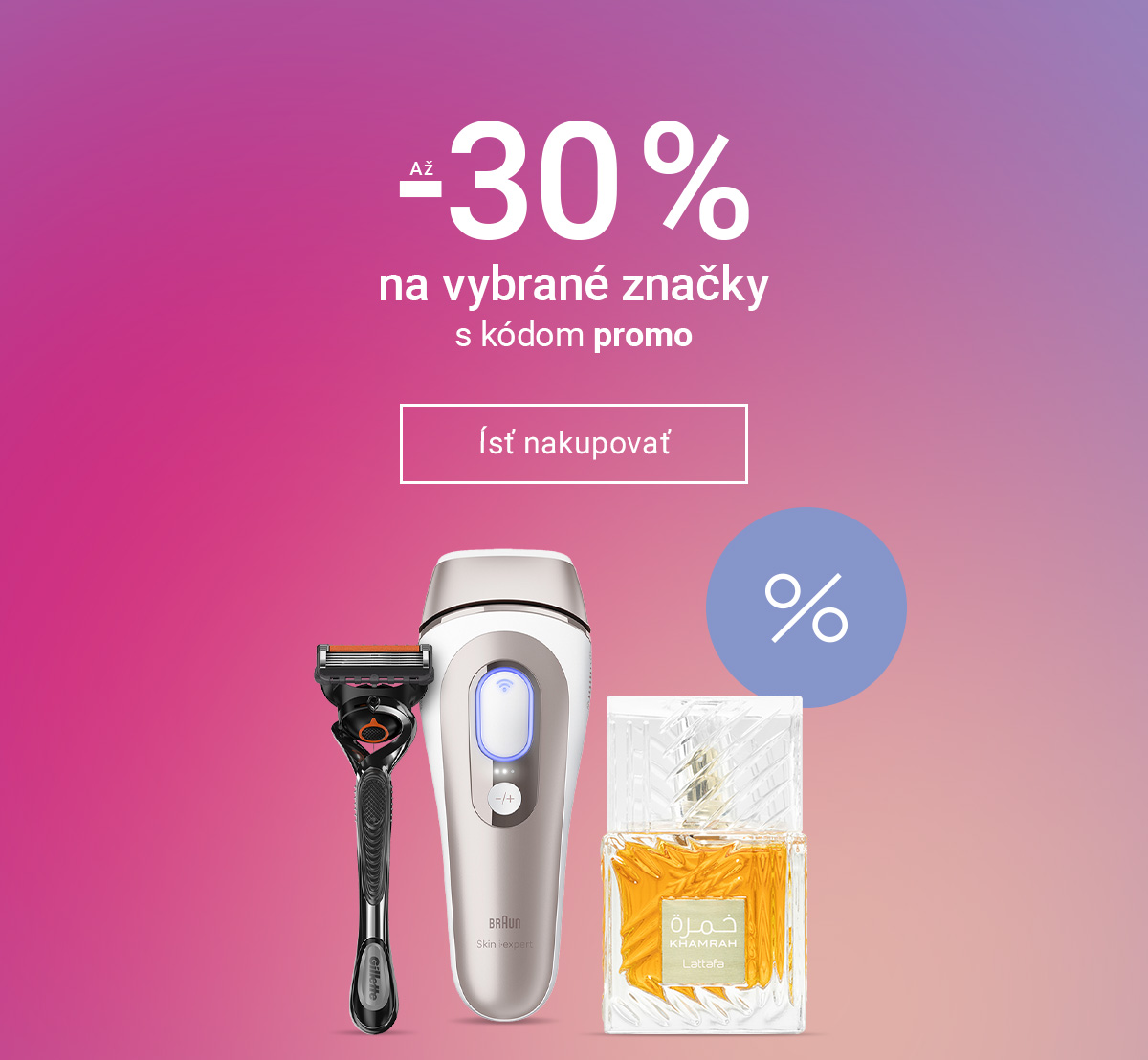 Až −30 % na vybrané značky