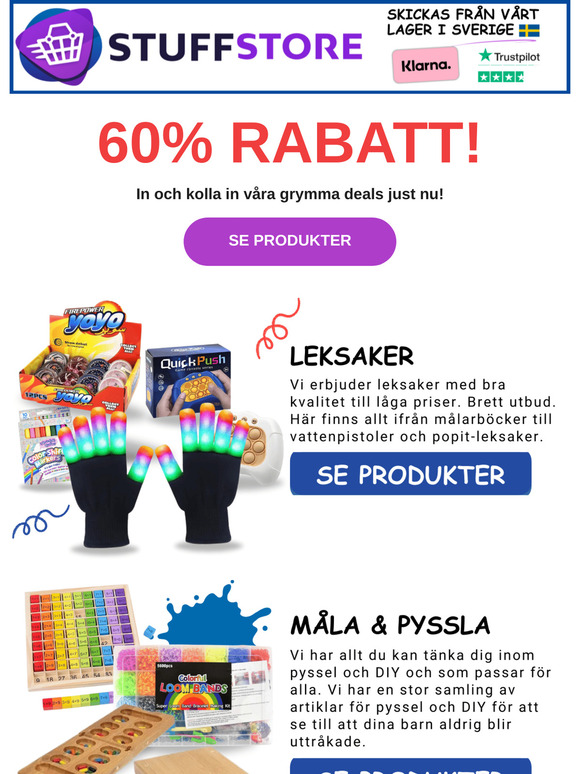 60% rabatt! 🔥