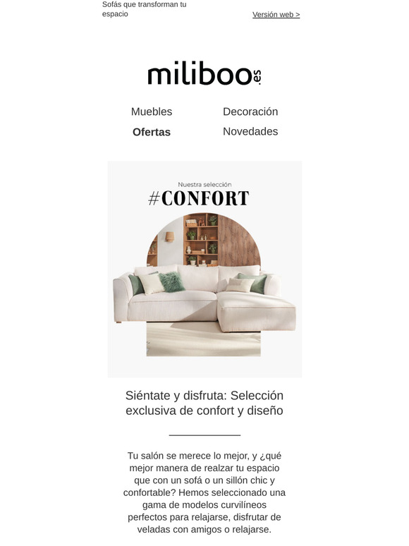 ¡Nuestra selección confort!☁️