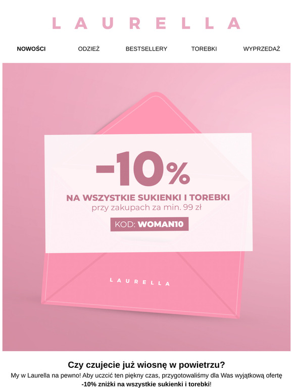 Rabat! -10% sukienki i torebki 👗👜