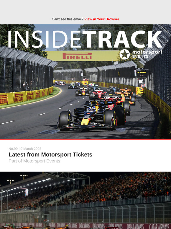 Secure your spot at these iconic motorsport events!