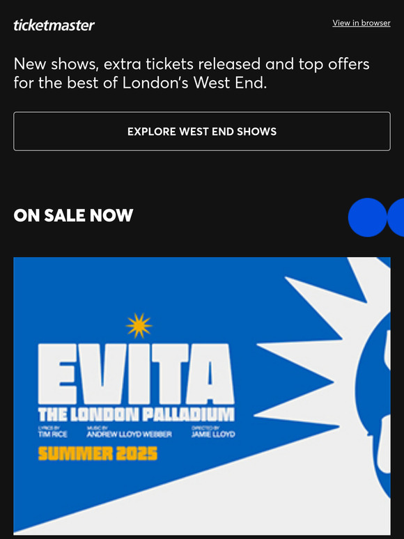 Your West End theatre update: The Producers, Evita, SIX, Starlight Express & more