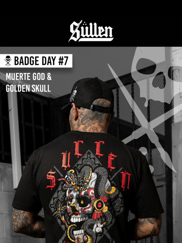 Badge Week - Day 7 - Muerte God + Golden Skull