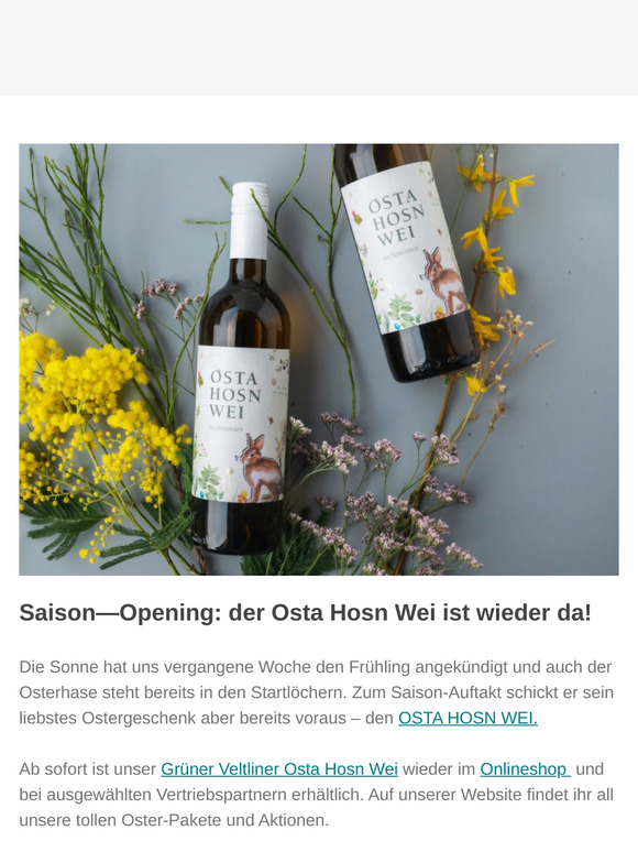 OSTA HOSN WEI 11+1 - solange der Vorrat reicht