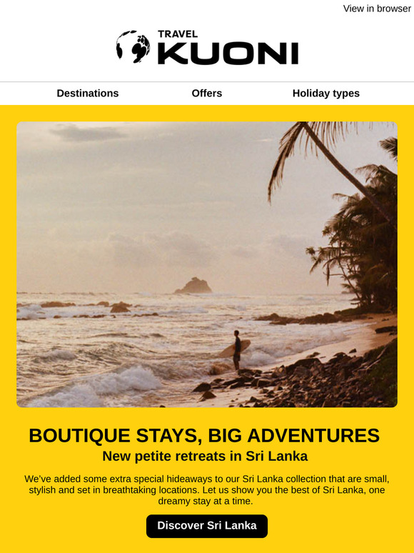 New boutique stays in Sri Lanka