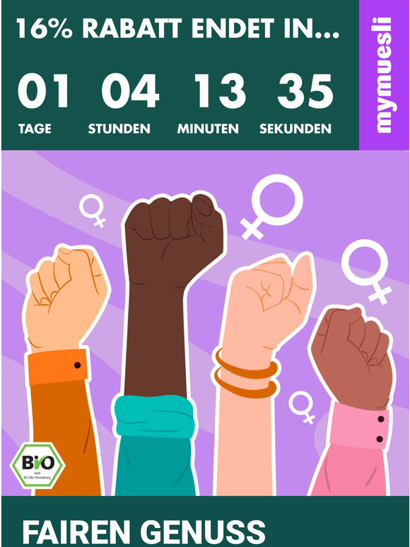 Nur noch bis morgen! ⏳