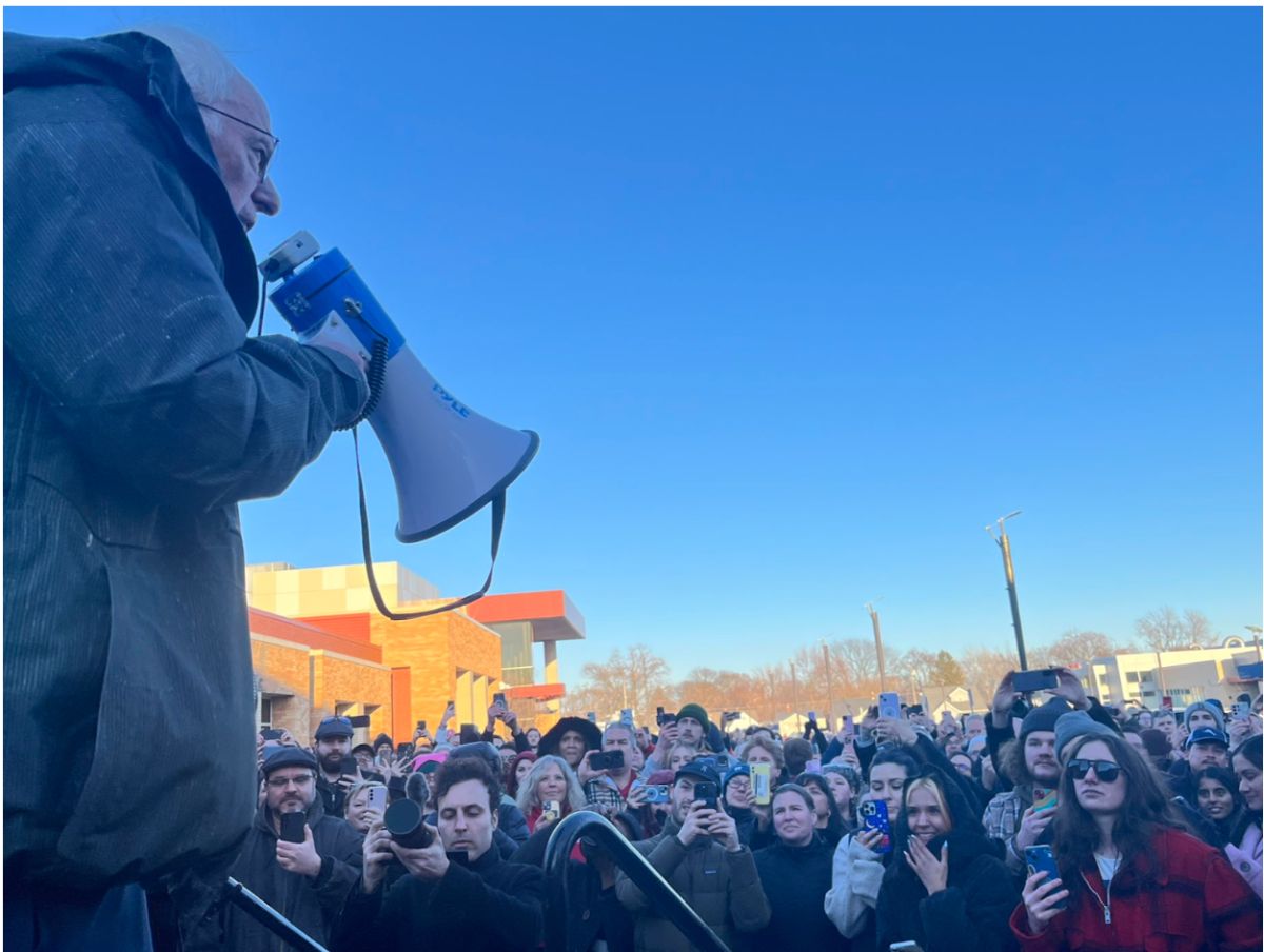 Bernie on the road