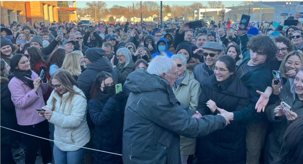 Bernie on the road