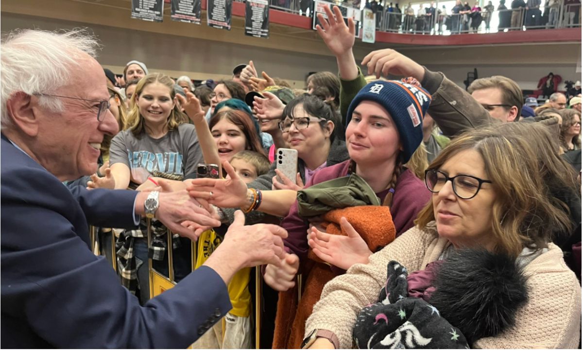 Bernie on the road