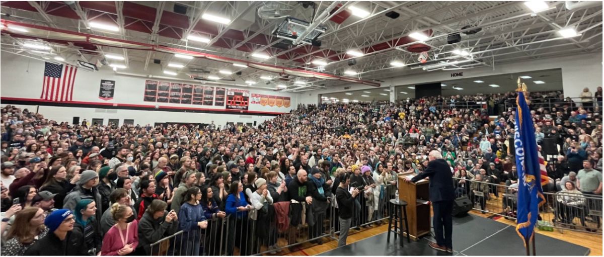 Bernie on the road