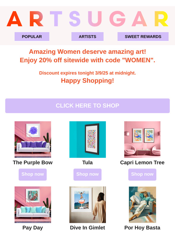 💜WOMEN'S DAY WEEKEND FLASH SALE💜