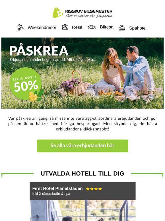 Missa inte vår påskrea. Galna påskrabatter väntar!