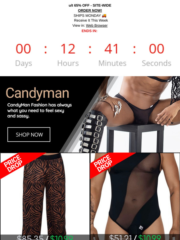 ⏰ U/T 65% Off Ergowear, Candyman, Hawai & PPU + Free Shipping