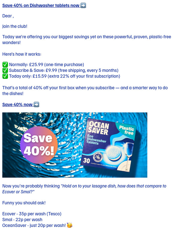 🥳 News just in - 40% off