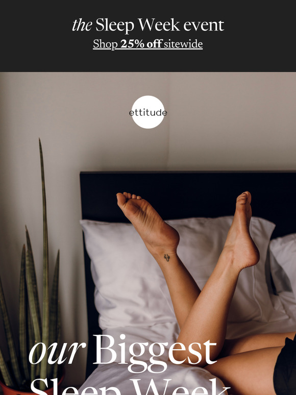 Our Biggest Sleep Week Event Ever