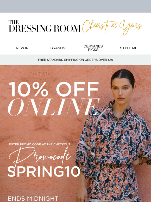 10% OFF ONLINE: HELLO NEW SEASON - Ends Tuesday!