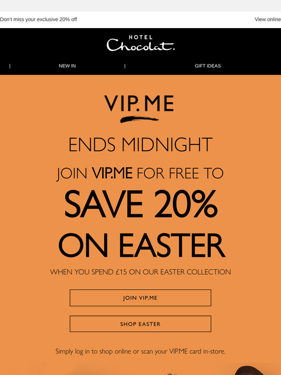 Hop to it: your Easter offers ends midnight