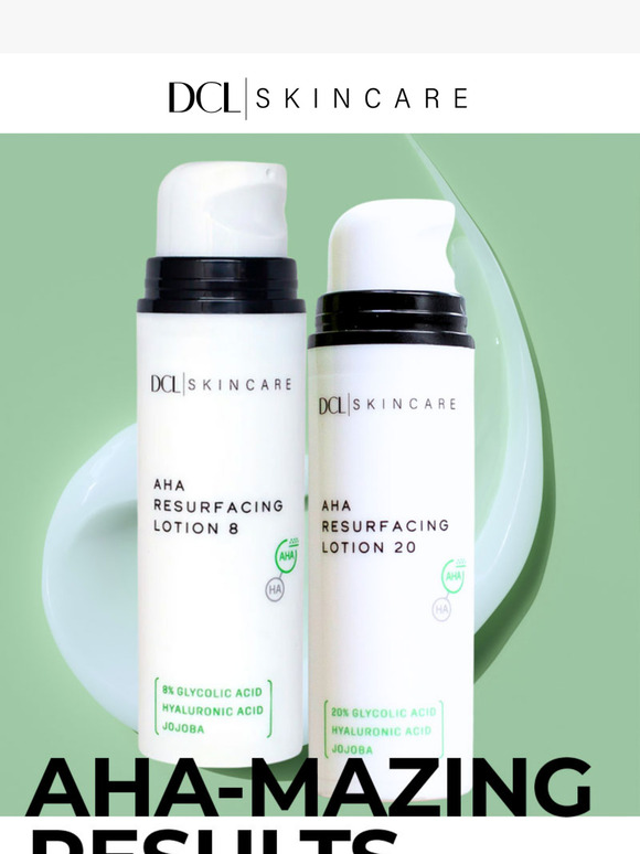 Try Glycolic for AHA-MAZING Results!