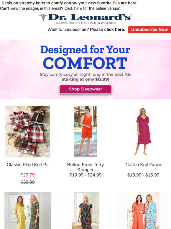Sleep Deals: PJs, Nightgowns & More From $12.99!