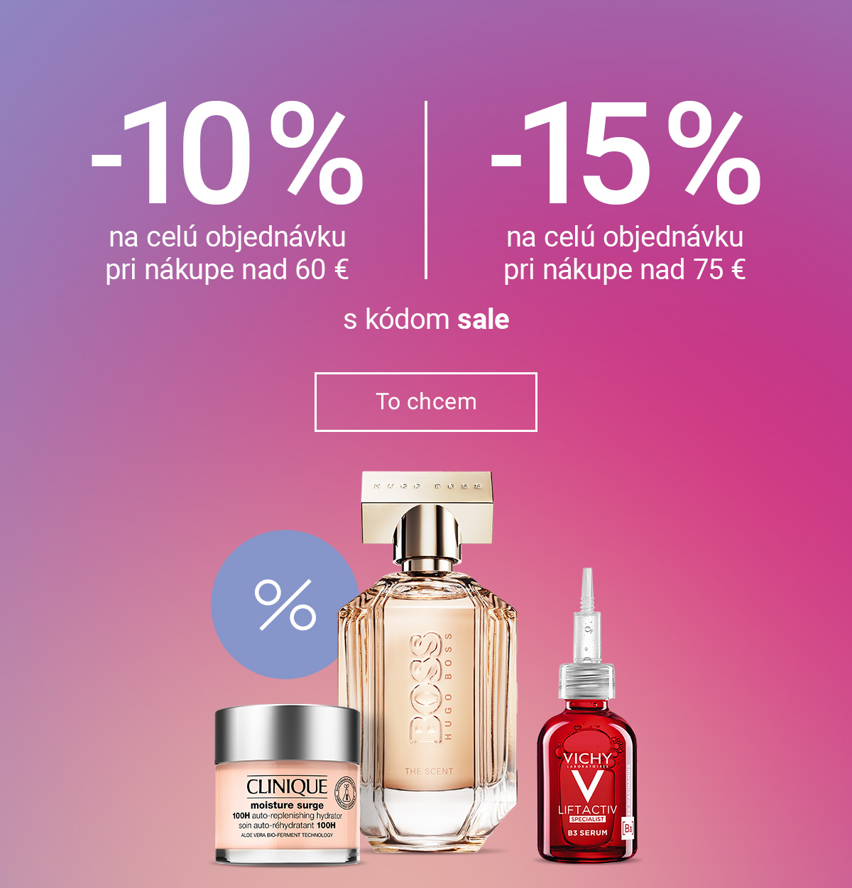 Až 15 % zľava na celú objednávku