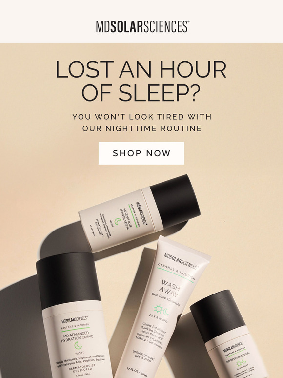 Lost an hour of sleep?