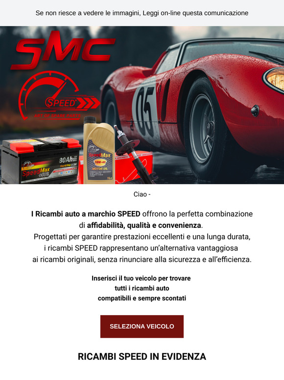 ⚡💰Super prezzi su Batterie e altri ricambi SPEED! Risparmia ORA