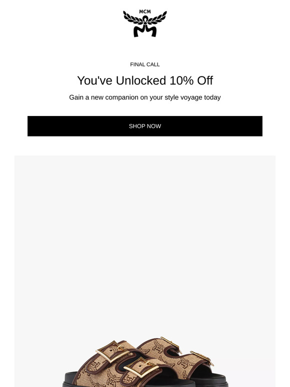 Last chance to enjoy 10% off
