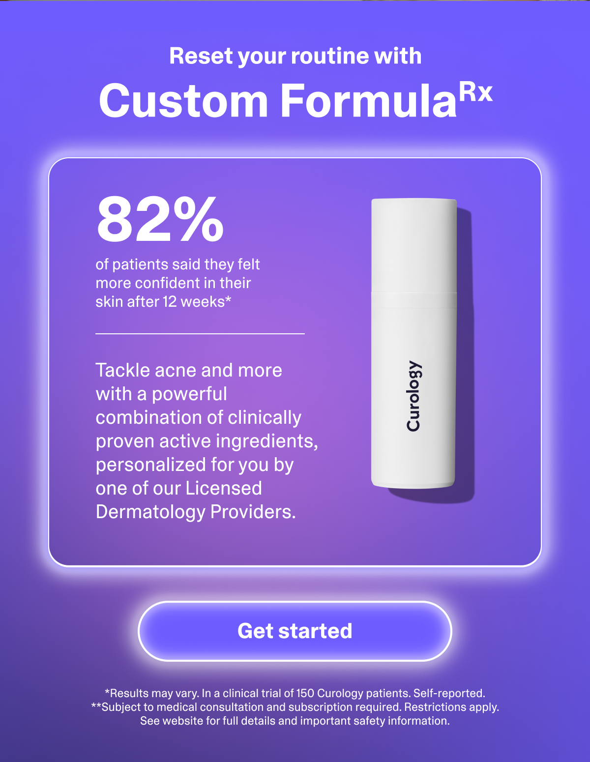 Reset your routine with Custom Formula Rx 