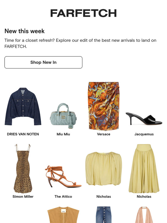 These styles have just landed