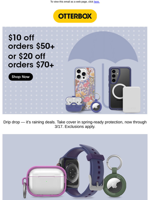 Drop everything — the deals are pouring in ☔️