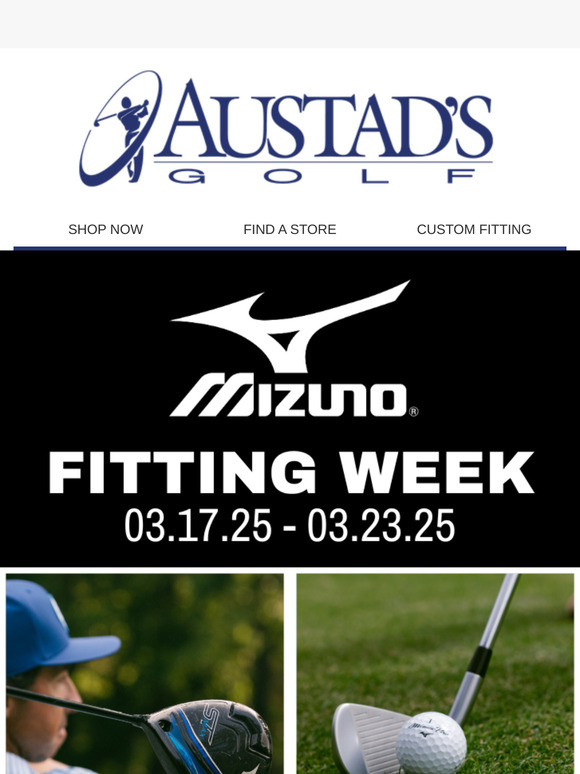 🏌️‍♂️Mizuno Fitting Week Starts March 17th!