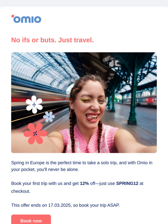 🌸 12% off your first trip 🌸