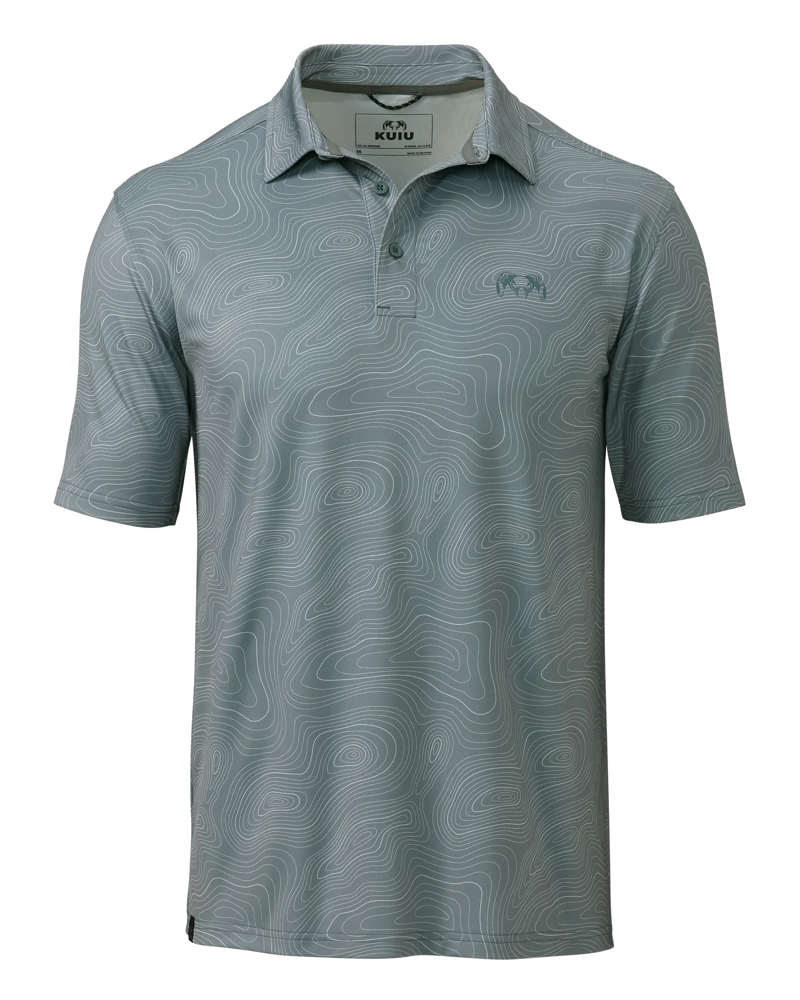 Image of KUIU Performance Polo | Slate Topo