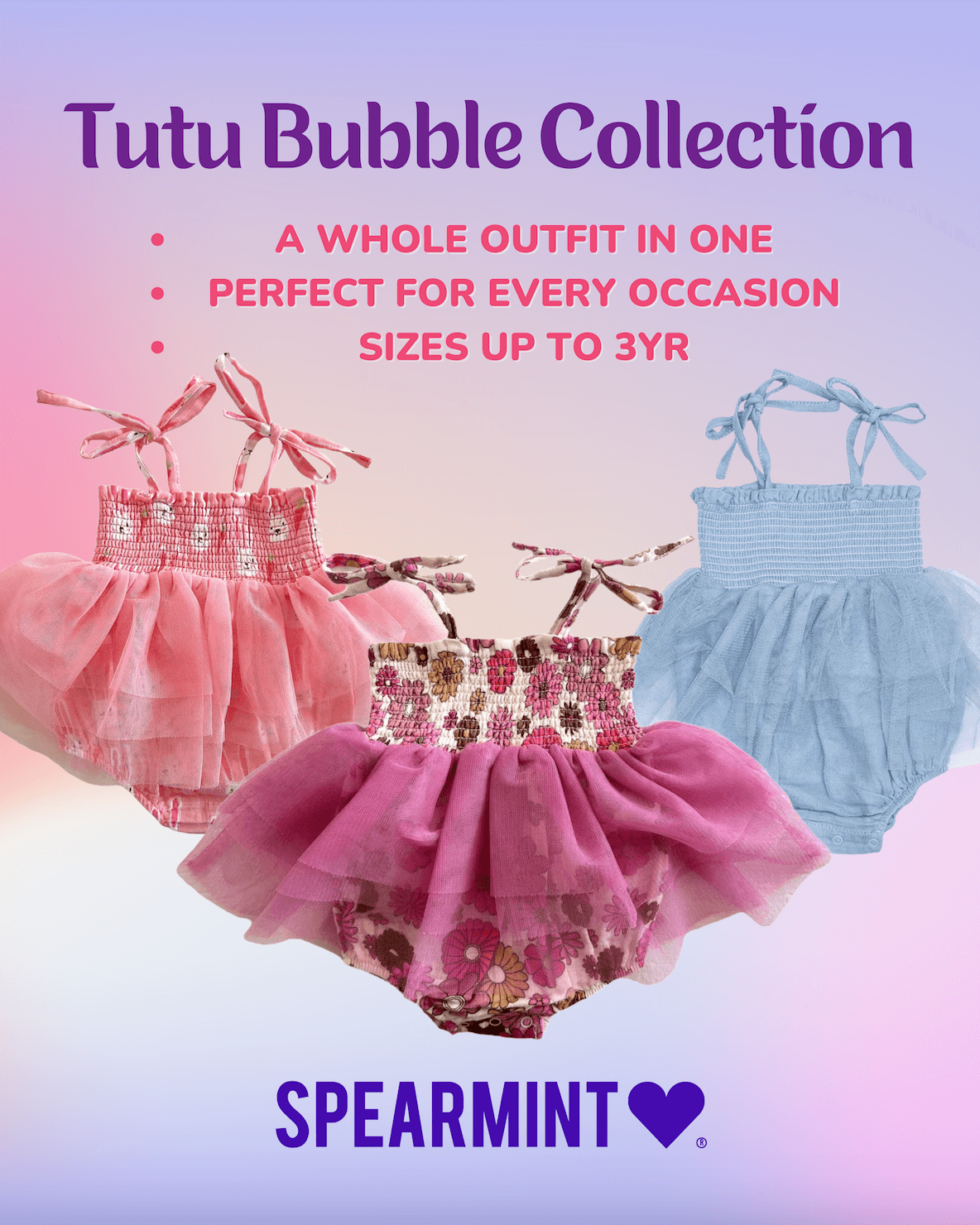 tutu bubble collection