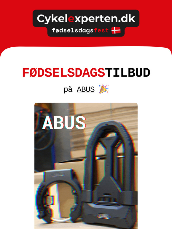 🦺 'Safety first' med ABUS... og stærke priser