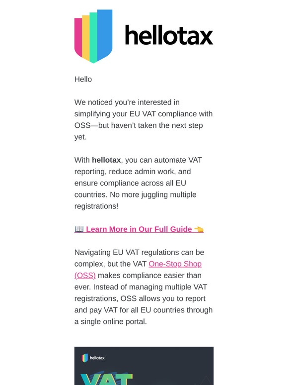 OSS Simplifies VAT—Let Us Show You How!